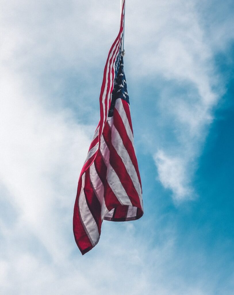 πΊπΈ USA Student Visa (F-1) Documents Checklist 2026 β Complete Guide flag of the United State flying under white clouds