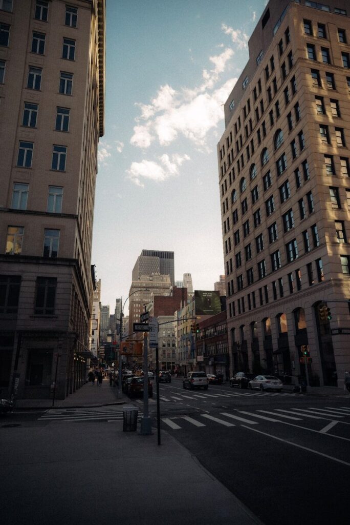 Trump’s Policies in 2026: A Newspaper-by-Newspaper Analysis a city street lined with tall buildings under a cloudy sky