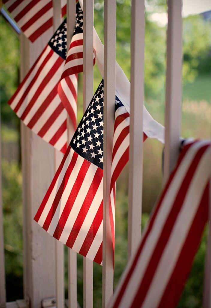 USA Daily Life Tips: A Practical Guide for Newcomers four USA flags